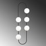 Opviq Abaküs - 4921 Lámpara de Pared Blanco y Negro